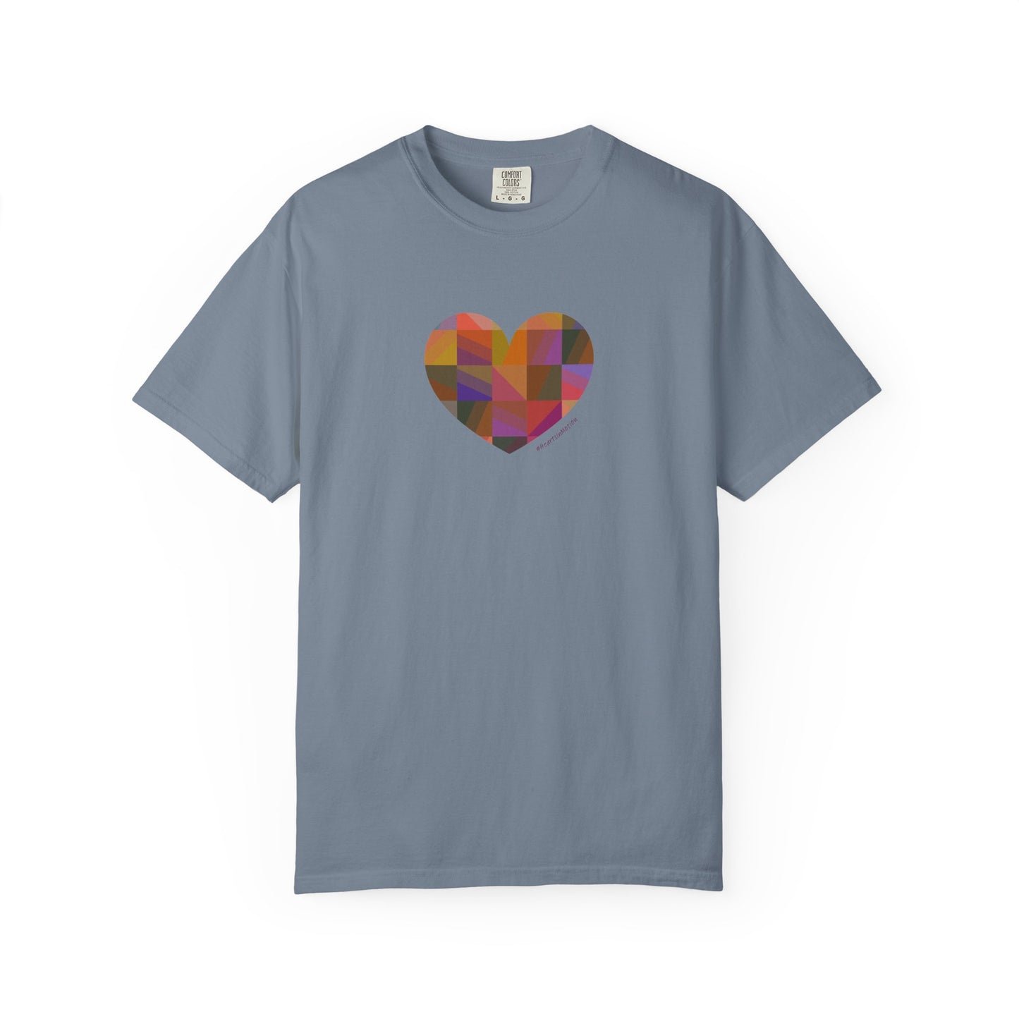 Colourful Heart Unisex T-Shirt - Perfect for Love - #HeartsInMotion