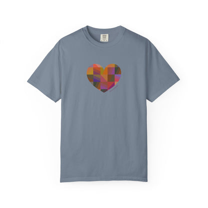 Colourful Heart Unisex T-Shirt - Perfect for Love - #HeartsInMotion