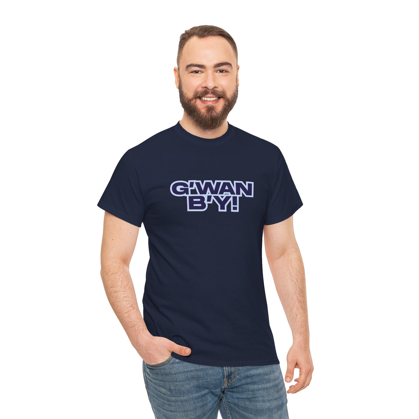 G'WAN B'Y Unisex Heavy Cotton Tee - Maritime Slang - Funny Tee