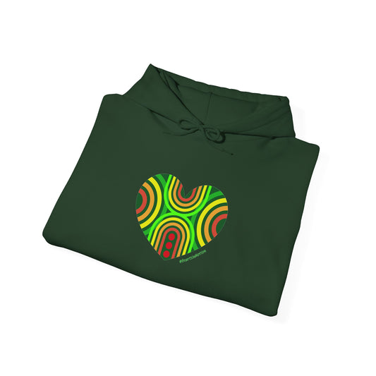 Colourful Heart Sweatshirt - Cozy Unisex Hoodie - #HeartsInMotion