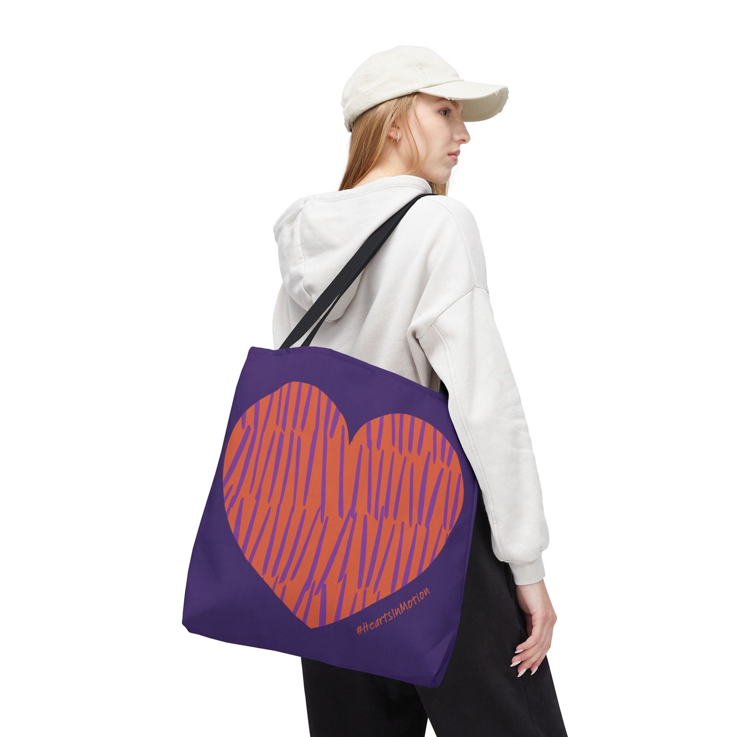 Heart Pattern Tote Bag - #HeartsInotion