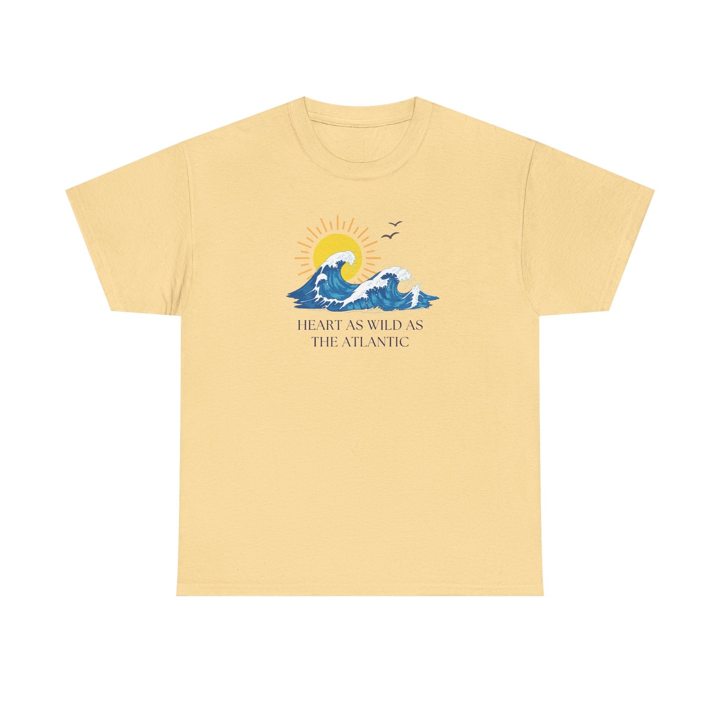 Heart As Wild As The Atlantic Unisex Tee, Ocean Lover T-Shirt
