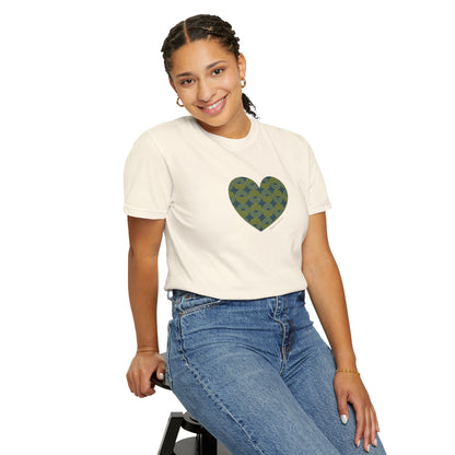 Eco-Friendly Heart Pattern Unisex T-Shirt - #HeartsInMotion