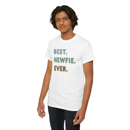 Best Newfie Ever Unisex Heavy Cotton Tee, Gift for Newfoundlander