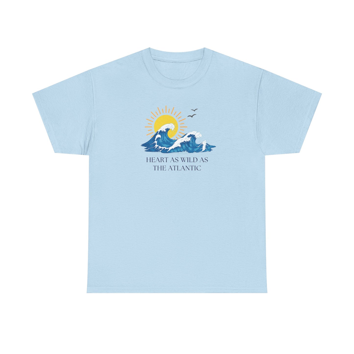 Heart As Wild As The Atlantic Unisex Tee, Ocean Lover T-Shirt