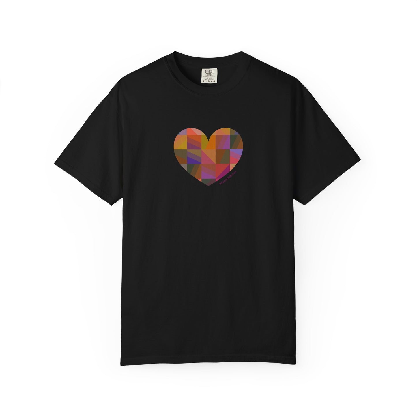 Colourful Heart Unisex T-Shirt - Perfect for Love - #HeartsInMotion