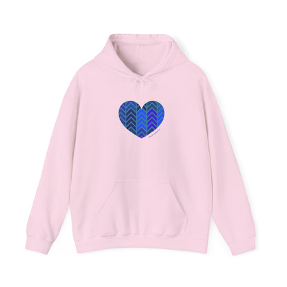 Cozy Heart Patterned Hoodie for Comfort and Style - #HeartsInMotion