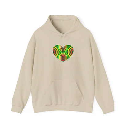 Colourful Heart Sweatshirt - Cozy Unisex Hoodie - #HeartsInMotion