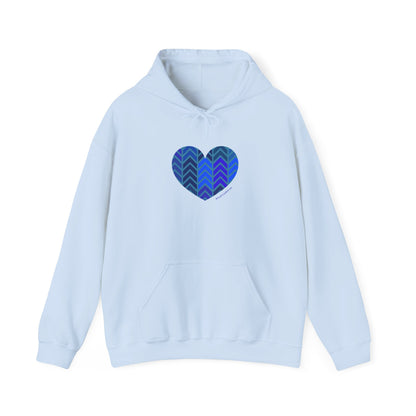 Cozy Heart Patterned Hoodie for Comfort and Style - #HeartsInMotion