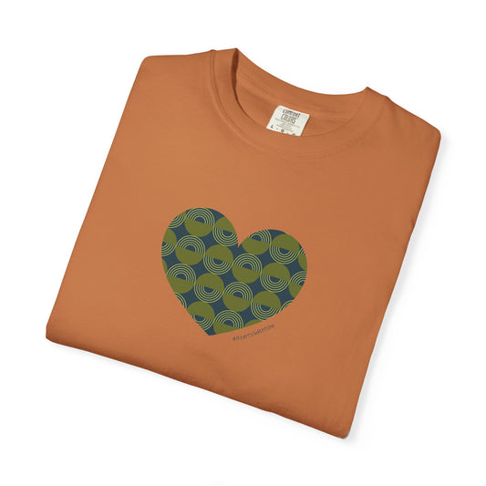 Eco-Friendly Heart Pattern Unisex T-Shirt - #HeartsInMotion
