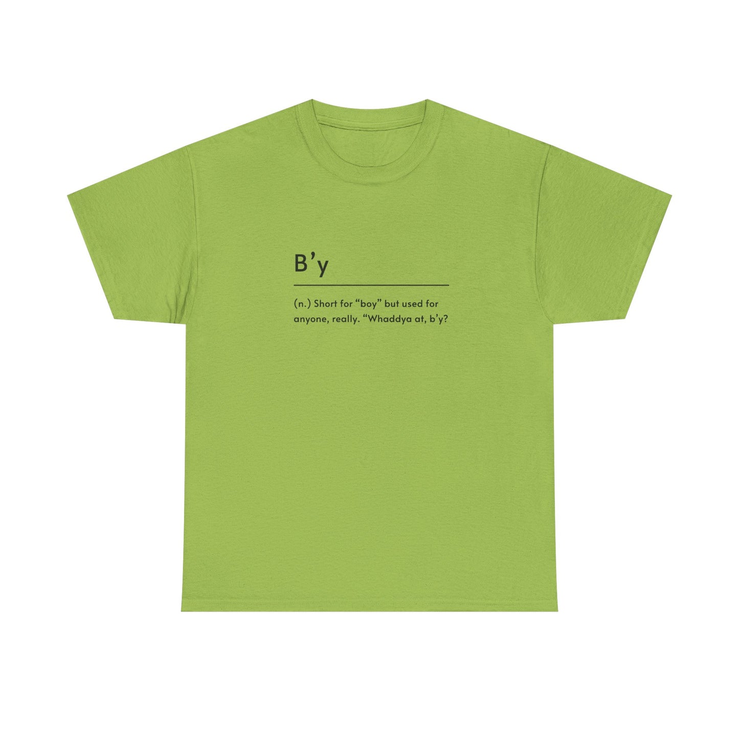 Unisex Heavy Cotton Tee - B'y Tee, Casual Wear, Gift for Him/Her, Street Style