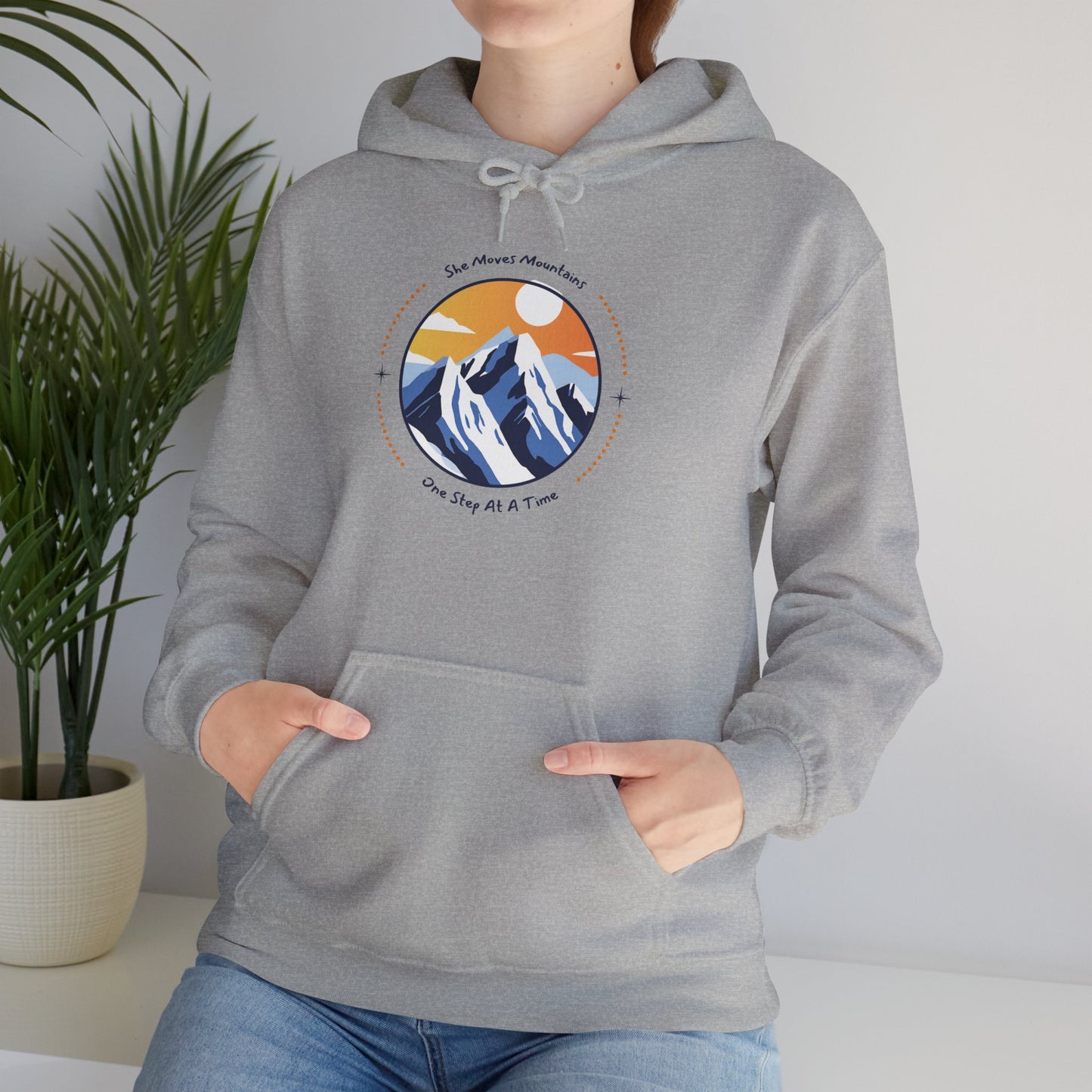 Mountain Sunset Hooded Sweatshirt | Outdoor Adventure Apparel | Nature Lovers