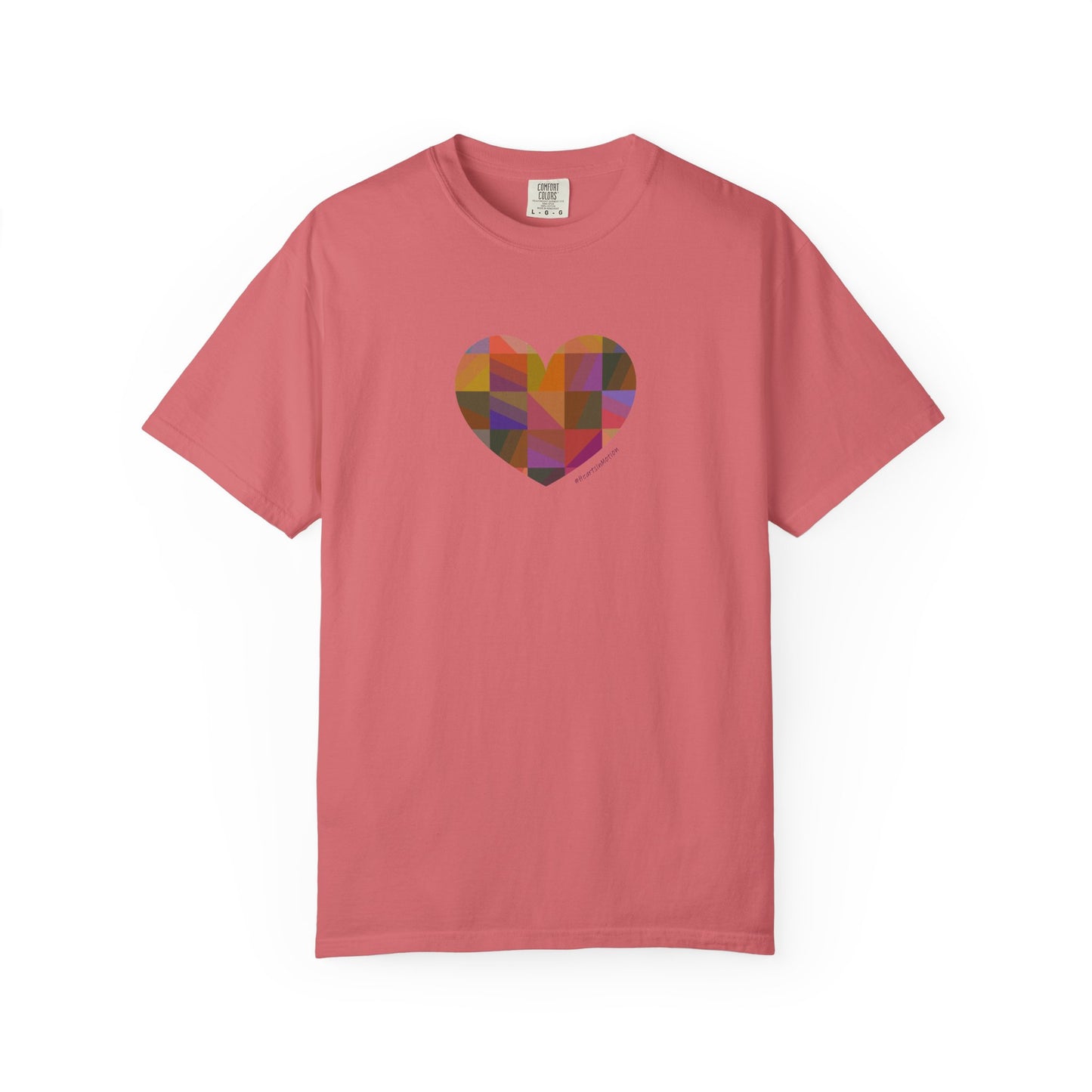 Colourful Heart Unisex T-Shirt - Perfect for Love - #HeartsInMotion