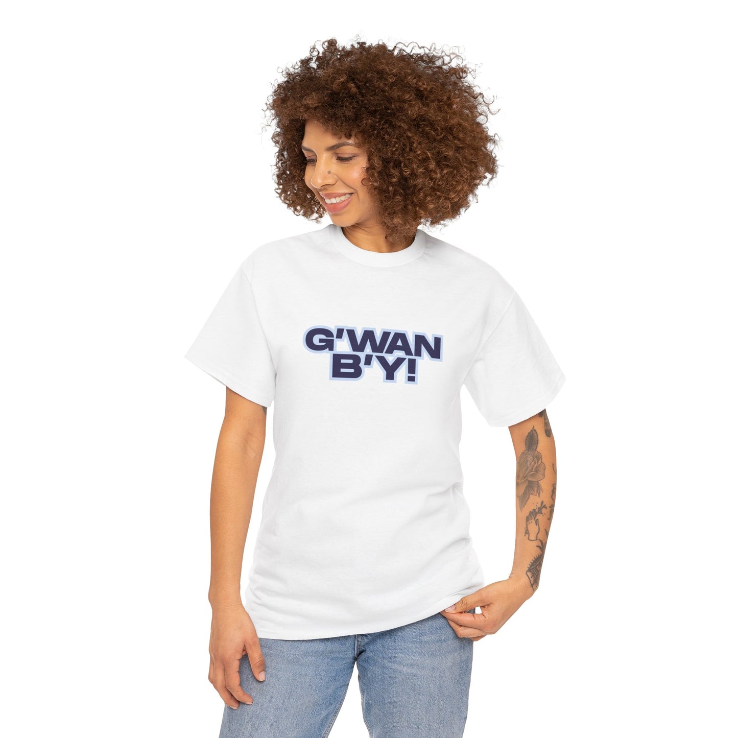G'WAN B'Y Unisex Heavy Cotton Tee - Maritime Slang - Funny Tee