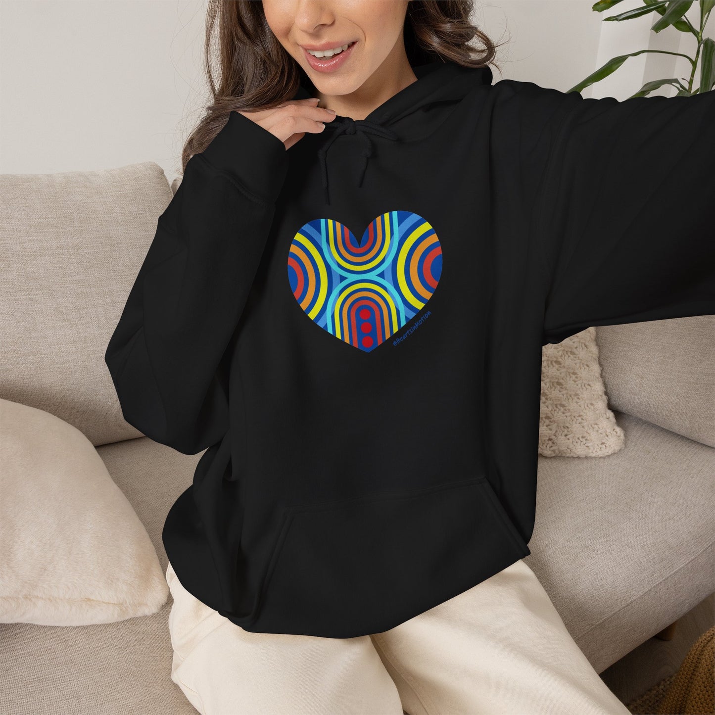 Unisex Heavy Blend™ Hooded Sweatshirt - #HeartsInMotion