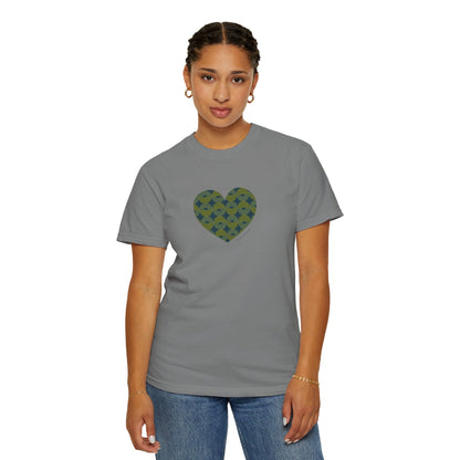 Eco-Friendly Heart Pattern Unisex T-Shirt - #HeartsInMotion