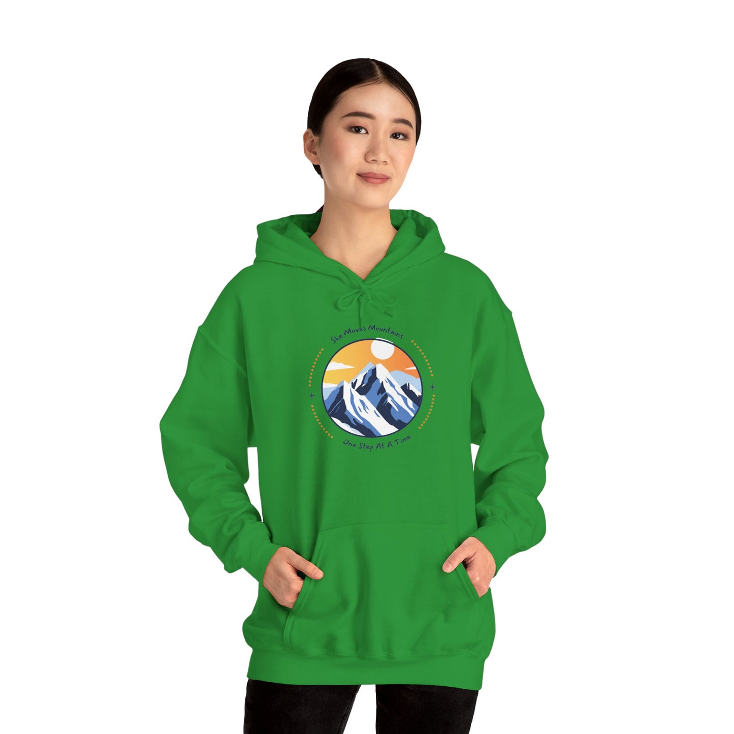 Mountain Sunset Hooded Sweatshirt | Outdoor Adventure Apparel | Nature Lovers