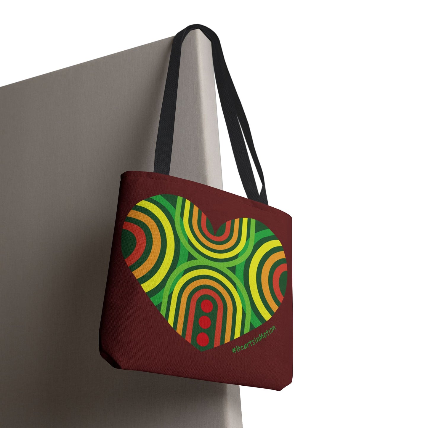 Colourful Love Heart Tote Bag - Perfect for Everyday Use - #HeartsInMotion