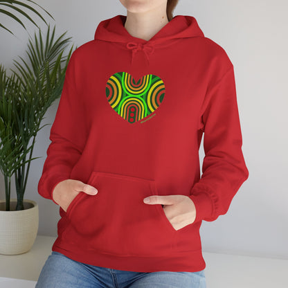 Colourful Heart Sweatshirt - Cozy Unisex Hoodie - #HeartsInMotion