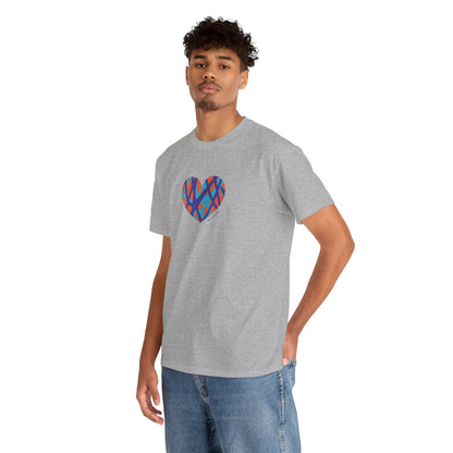 Bold Heart - Unisex Heavy Cotton Tee - #HeartsInMotion