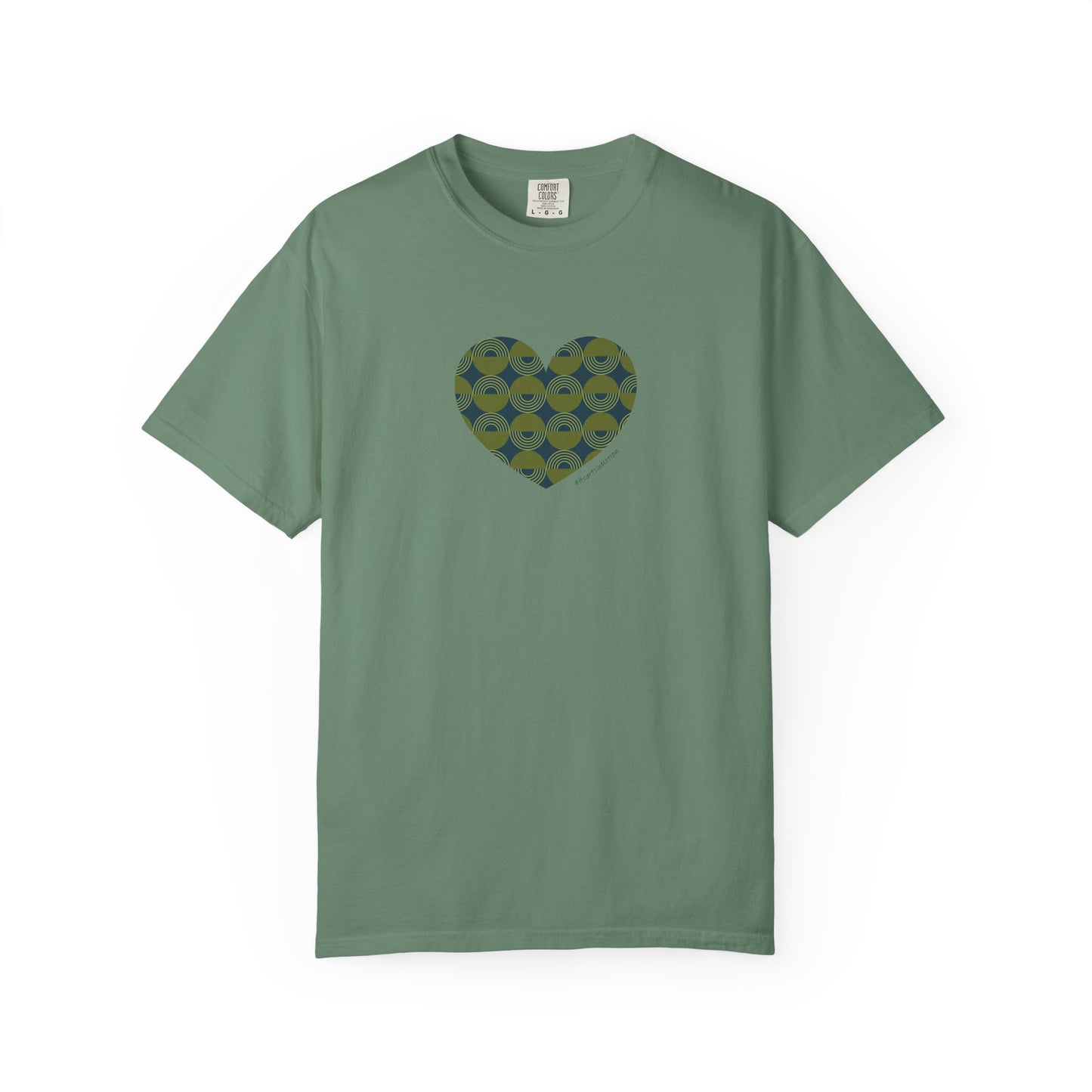 Eco-Friendly Heart Pattern Unisex T-Shirt - #HeartsInMotion