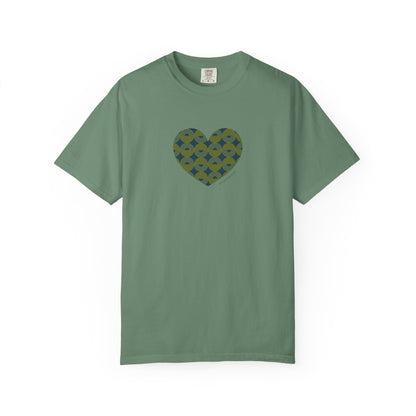 Eco-Friendly Heart Pattern Unisex T-Shirt - #HeartsInMotion
