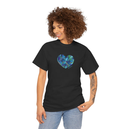 Colourful Heart Unisex Cotton Tee, Casual Wear, #HeartsInMotion