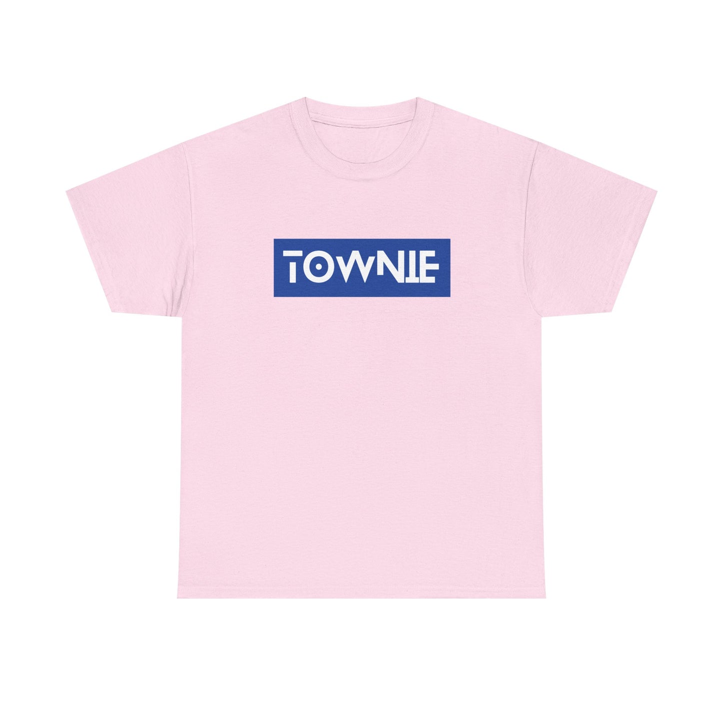 Unisex Heavy Cotton Tee with 'TOWNIE' Print - Casual Style for Everyday Wear