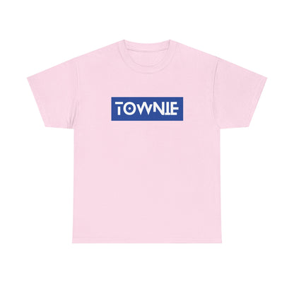 Unisex Heavy Cotton Tee with 'TOWNIE' Print - Casual Style for Everyday Wear