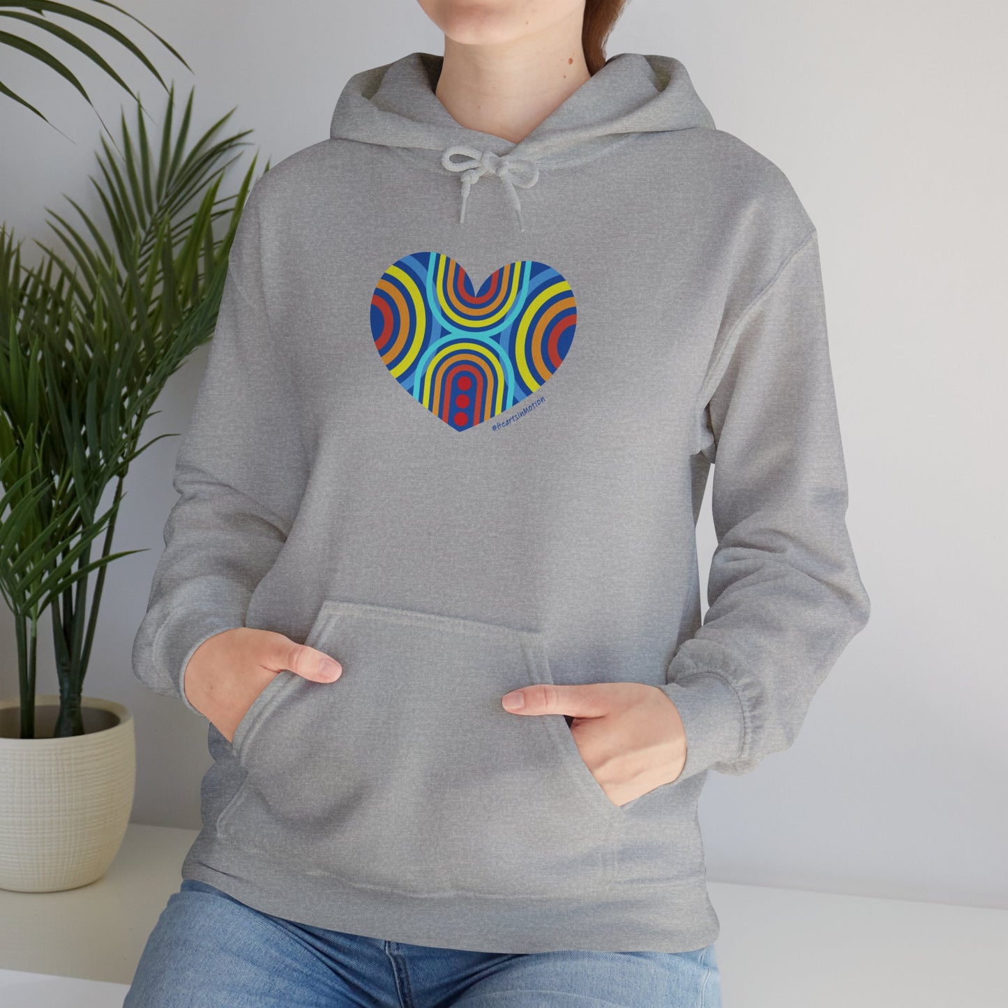 Unisex Heavy Blend™ Hooded Sweatshirt - #HeartsInMotion