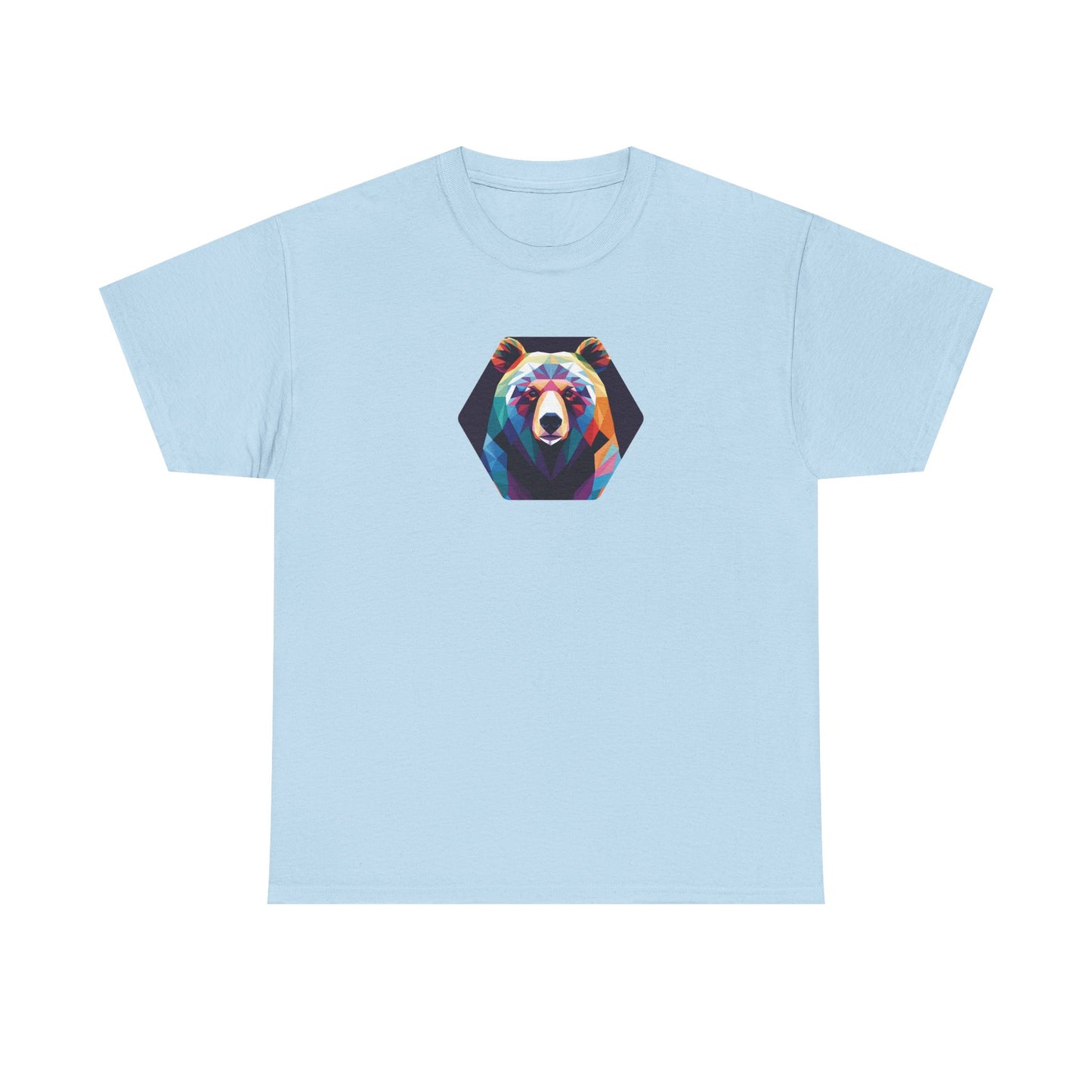 Colorful Bear Graphic Unisex Heavy Cotton Tee