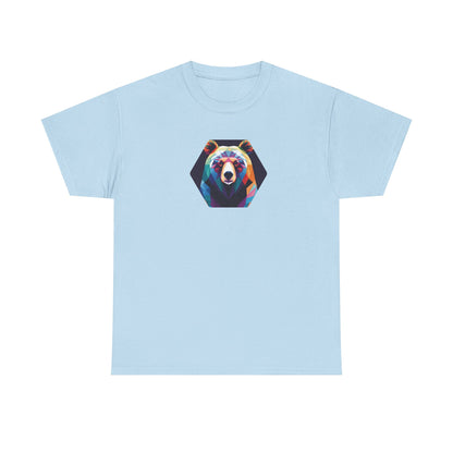 Colorful Bear Graphic Unisex Heavy Cotton Tee