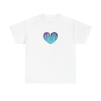 Dripping Heart Graphic Unisex - Perfect for Casual Wear - #HeartsInMotion