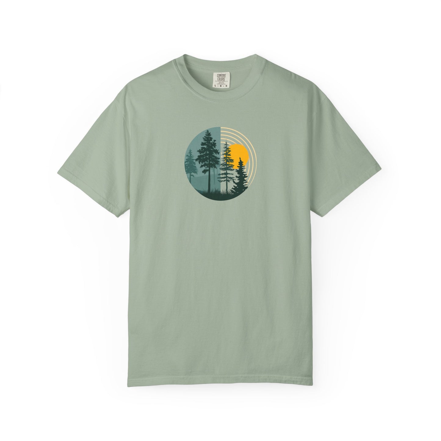 Nature Sunset Unisex Garment-Dyed T-Shirt