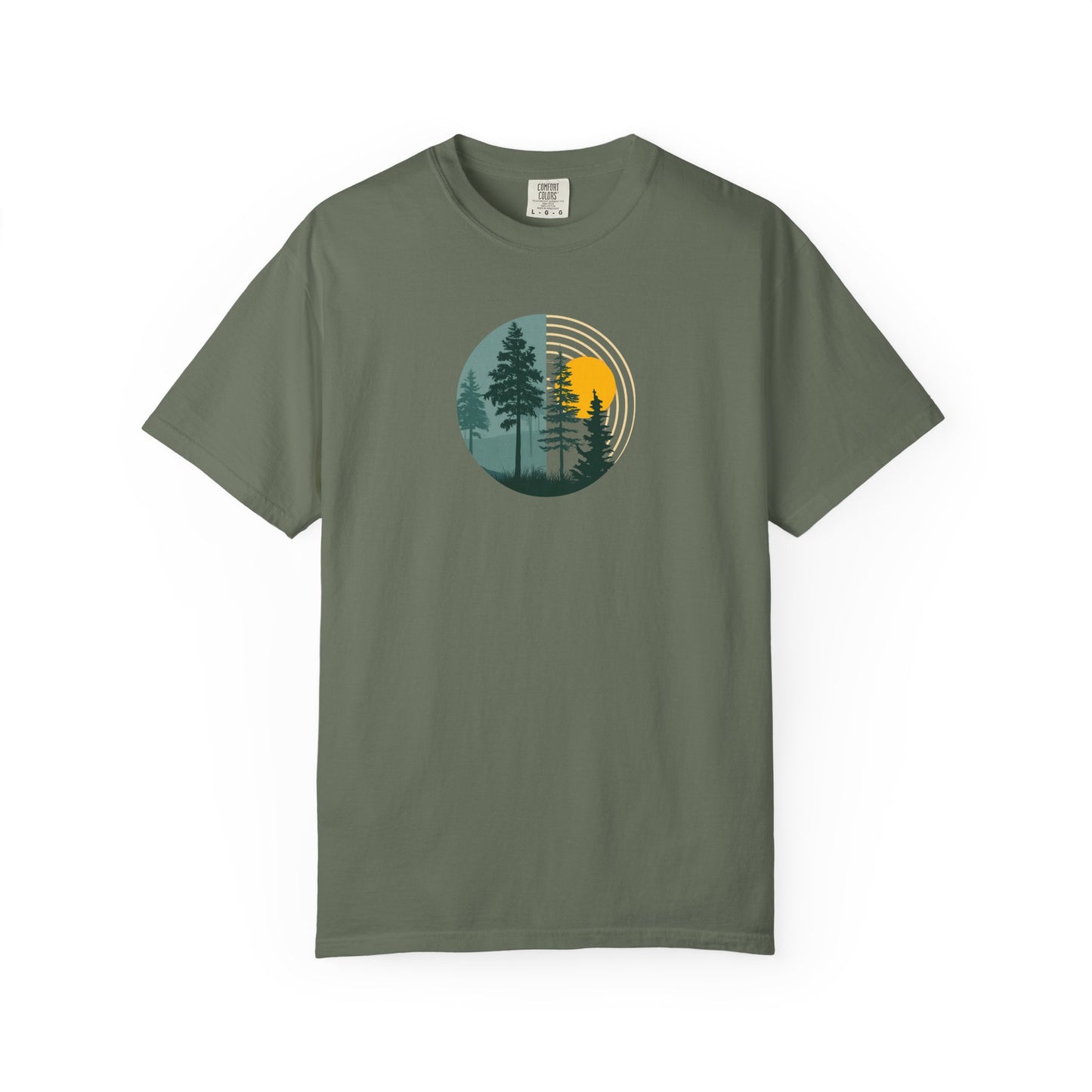 Nature Sunset Unisex Garment-Dyed T-Shirt