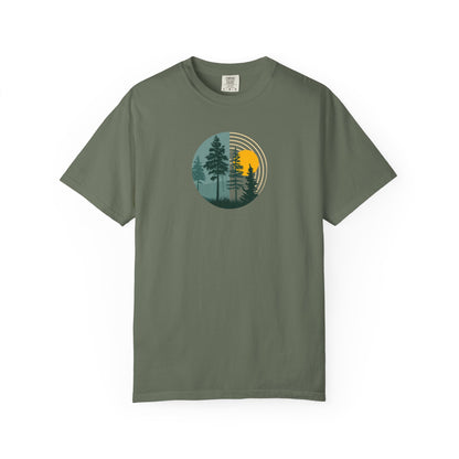 Nature Sunset Unisex Garment-Dyed T-Shirt
