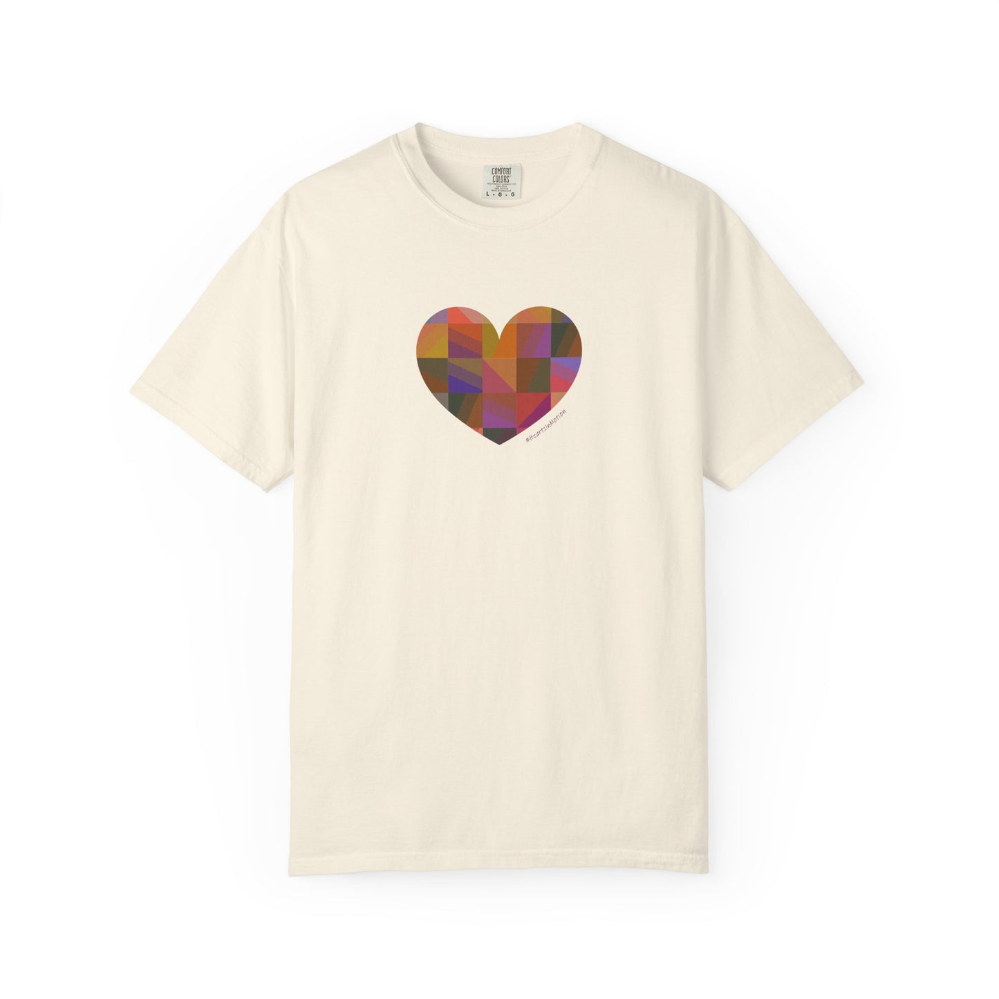 Colourful Heart Unisex T-Shirt - Perfect for Love - #HeartsInMotion