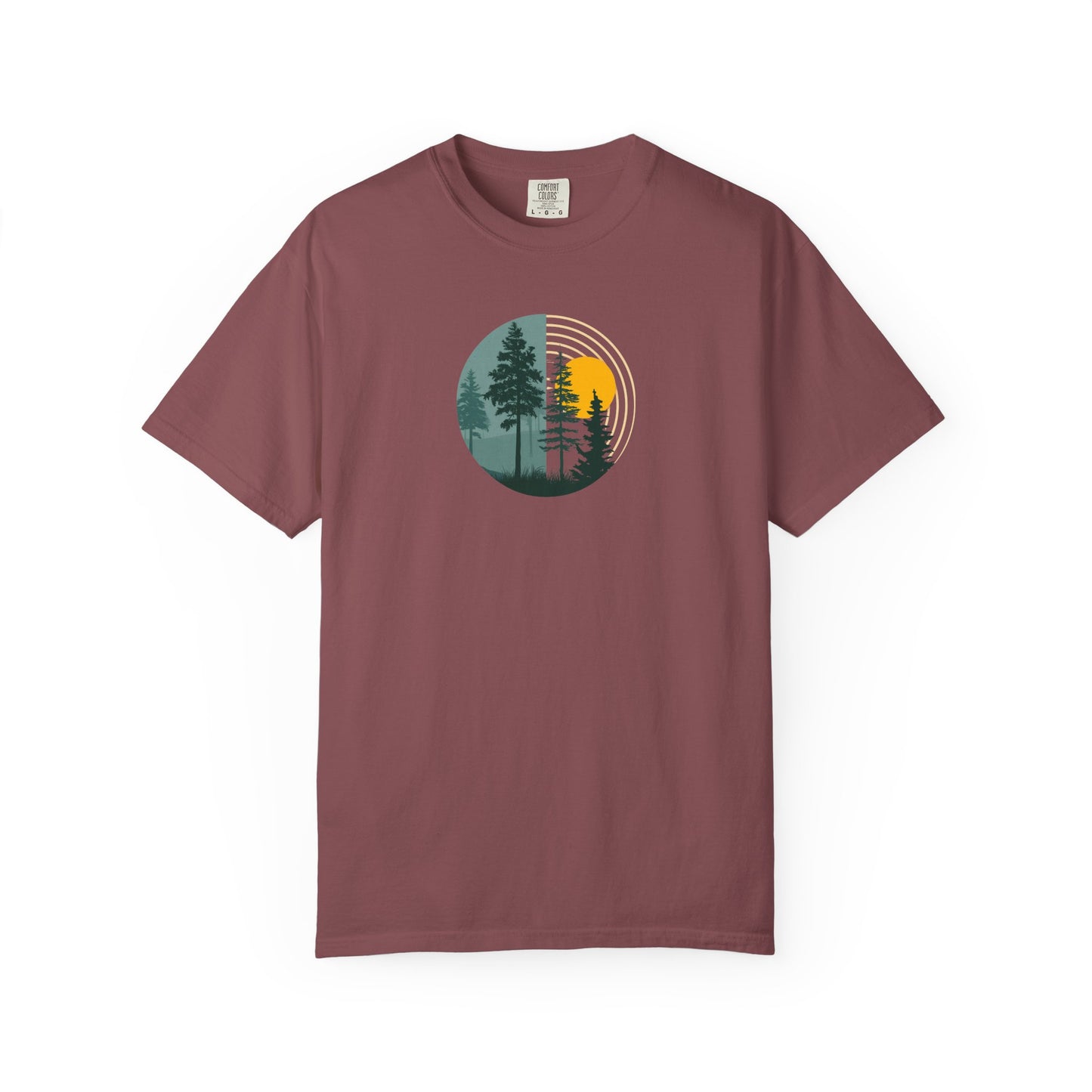Nature Sunset Unisex Garment-Dyed T-Shirt