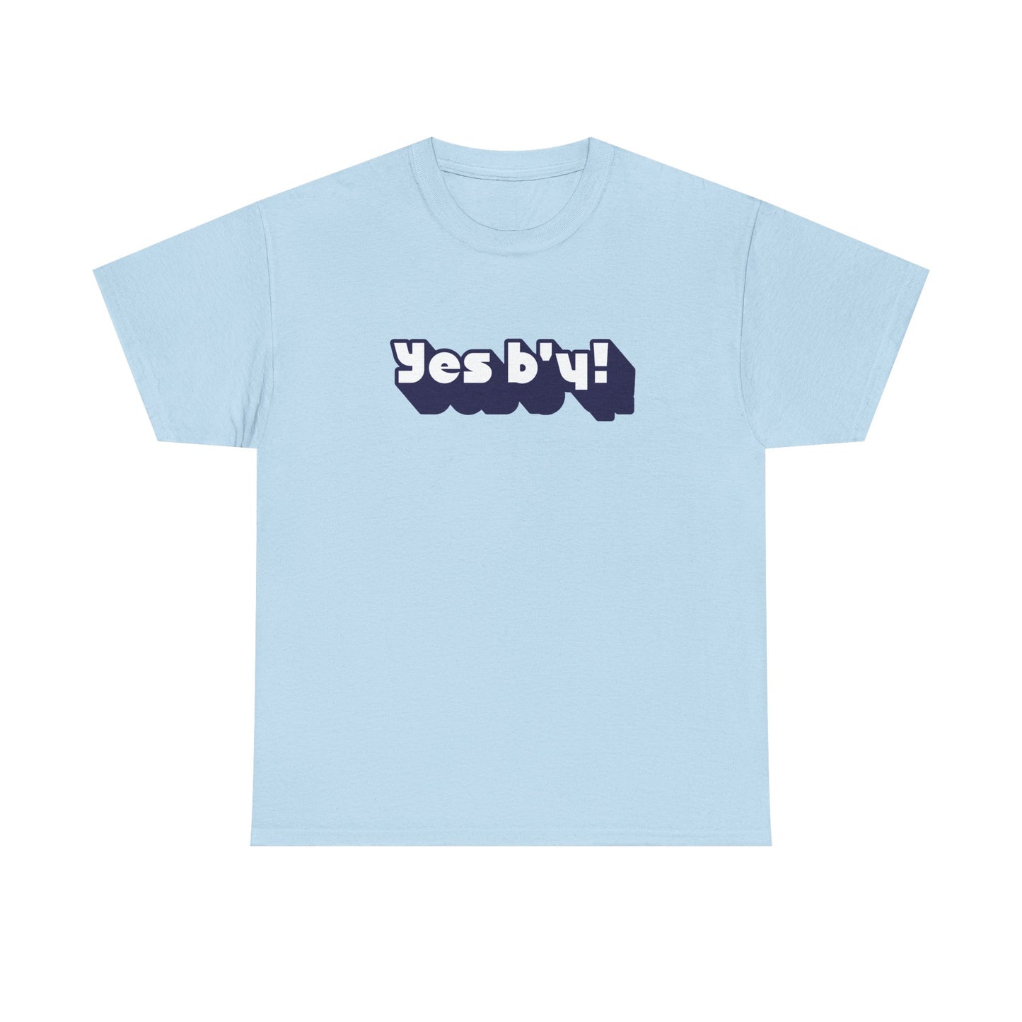 Yes b'y! Unisex Heavy Cotton Tee | Casual Shirt, Gift for Friends, Fun T-shirt