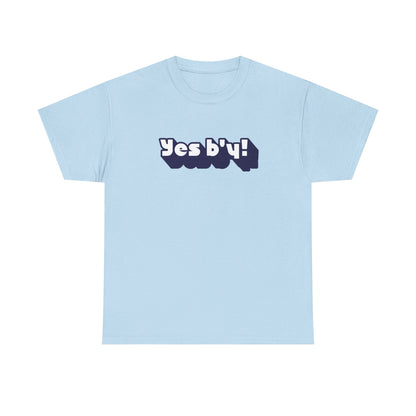 Yes b'y! Unisex Heavy Cotton Tee | Casual Shirt, Gift for Friends, Fun T-shirt