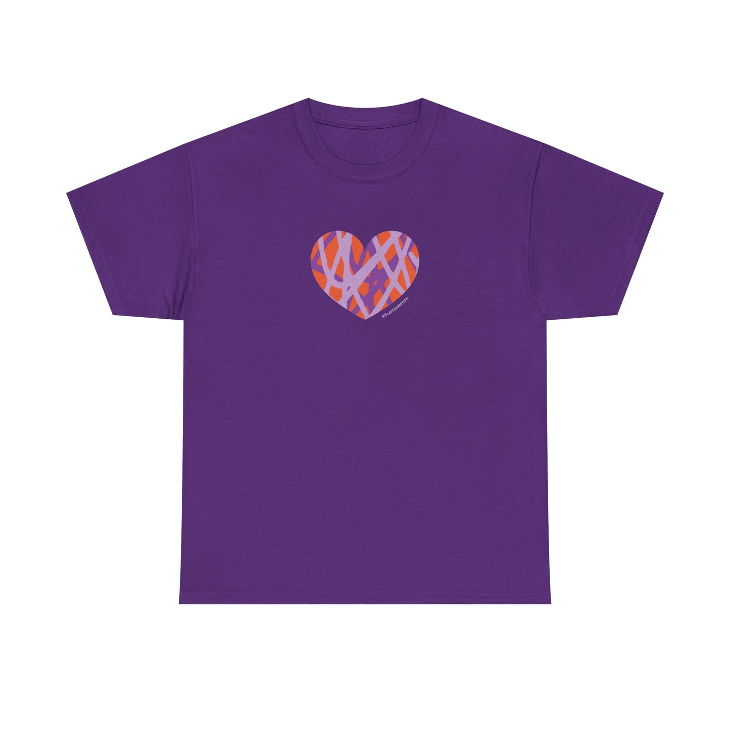 Colorful Heart Unisex Tee - Perfect for Love & Friendship #HeartsInMotion