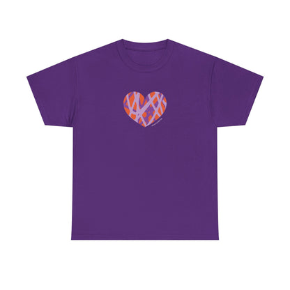Colorful Heart Unisex Tee - Perfect for Love & Friendship #HeartsInMotion