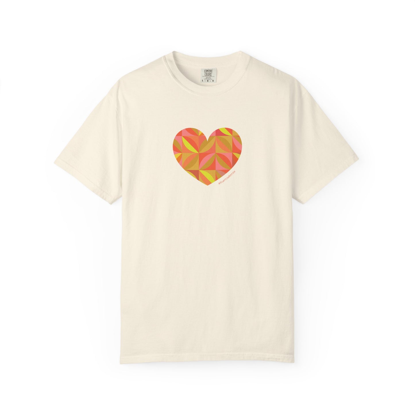 Heart Pattern Unisex Garment-Dyed T-Shirt | #HeartsInMotion