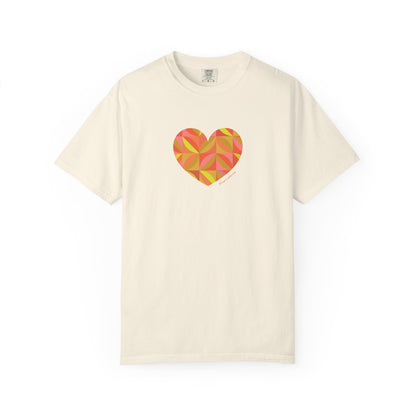Heart Pattern Unisex Garment-Dyed T-Shirt | #HeartsInMotion