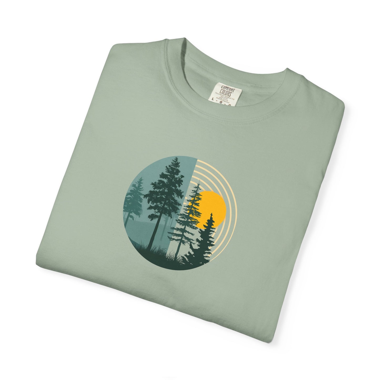 Nature Sunset Unisex Garment-Dyed T-Shirt