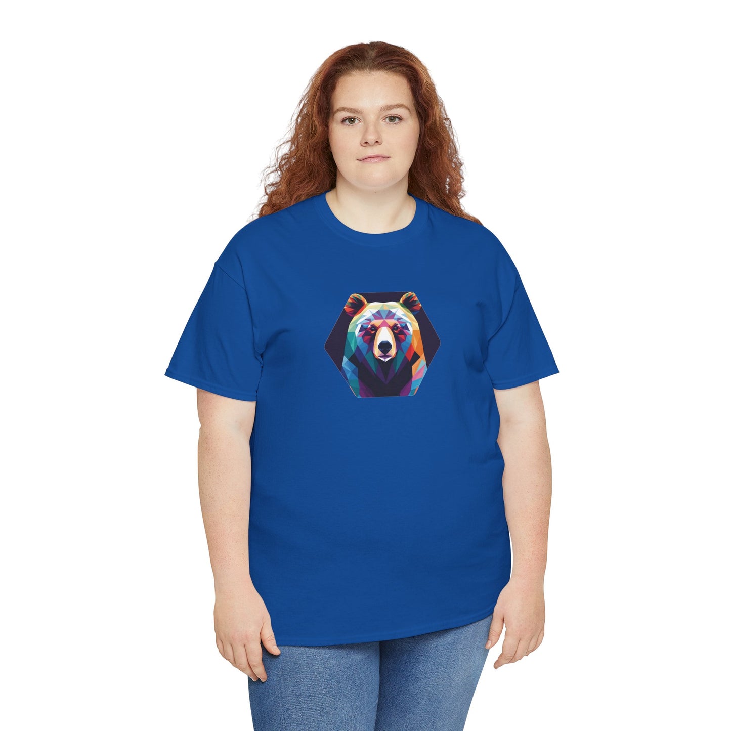 Colorful Bear Graphic Unisex Heavy Cotton Tee