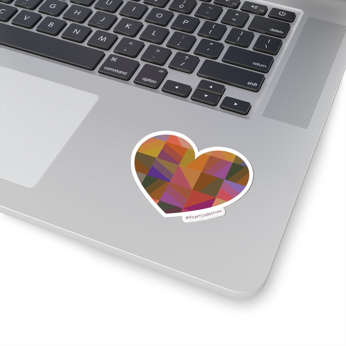 Colourful Heart Die Cut Stickers | Boho Decor, #HeartsInMotion