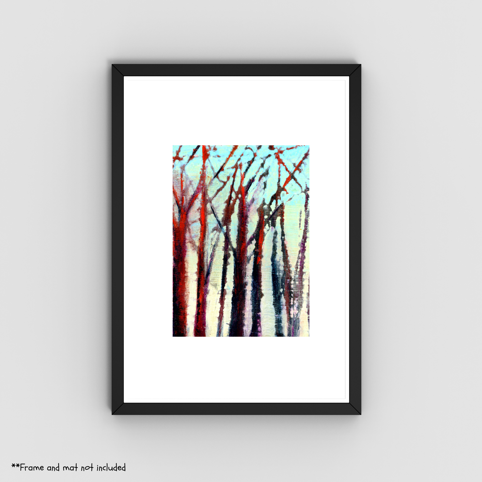 Winds of Change 5x7 Art Print - Abstract Nature-Inspired Artwork
