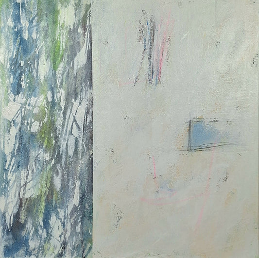 Blue Eyes Crying - 20" x 20"