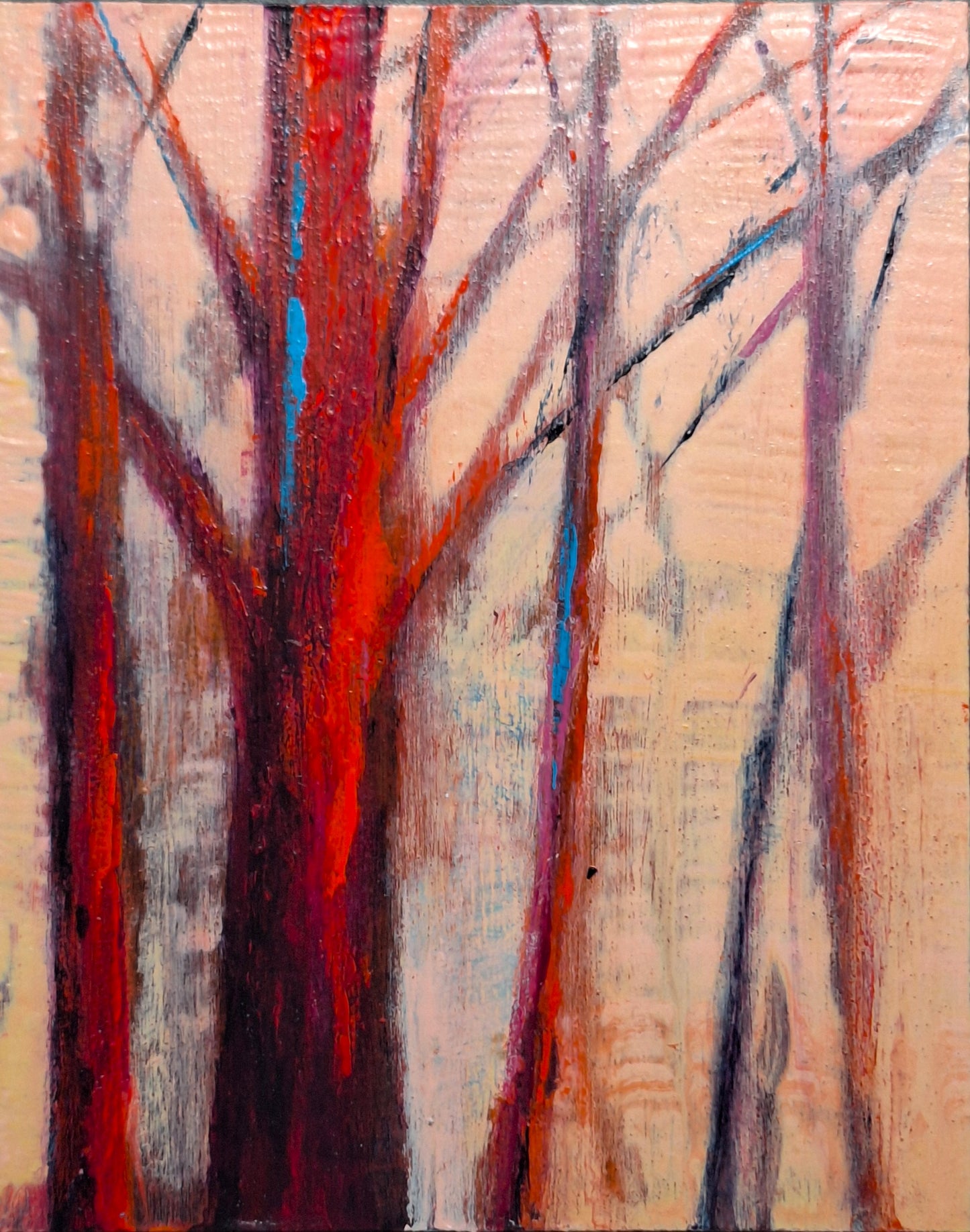Dancing Oaks - 4" x 5"
